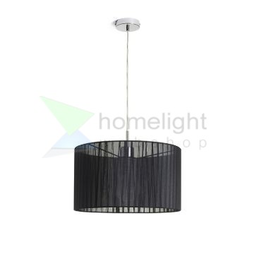 GLAMOUR 35/20 függö lámpa fekete 230V E27 28W
