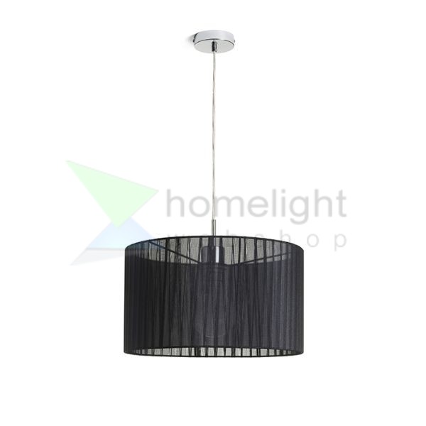 GLAMOUR 35/20 függö lámpa fekete 230V E27 28W