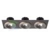 SHARM SQ III süllyesztett lámpa barna/gyöngyházarany  230V LED 3x10W 24°  3000K