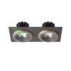 SHARM SQ II süllyesztett lámpa barna/gyöngyházarany  230V LED 2x10W 24°  3000K