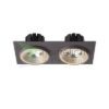SHARM SQ II süllyesztett lámpa gyöngyházarany/barna  230V LED 2x10W 24°  3000K