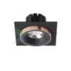 SHARM SQ I süllyesztett lámpa fekete/fekete réz 230V LED 10W 24°  3000K
