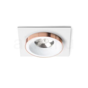 SHARM SQ I süllyesztett lámpa fehér réz 230V LED 10W 24°  3000K