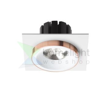 SHARM SQ I süllyesztett lámpa fehér réz 230V LED 10W 24°  3000K