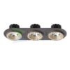 SHARM R III süllyesztett lámpa gyöngyházarany/barna  230V LED 3x10W 24°  3000K