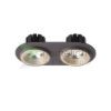 SHARM R II süllyesztett lámpa gyöngyházarany/barna  230V LED 2x10W 24°  3000K
