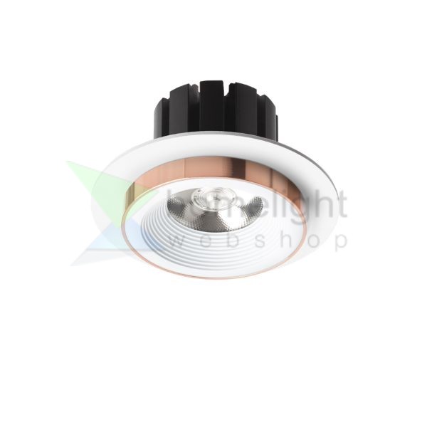 SHARM R I süllyesztett lámpa fehér réz 230V LED 10W 24°  3000K