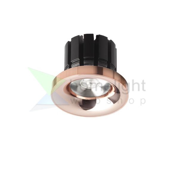 SHARM PLUS süllyesztett lámpa  réz 230V LED 10W 24°  3000K