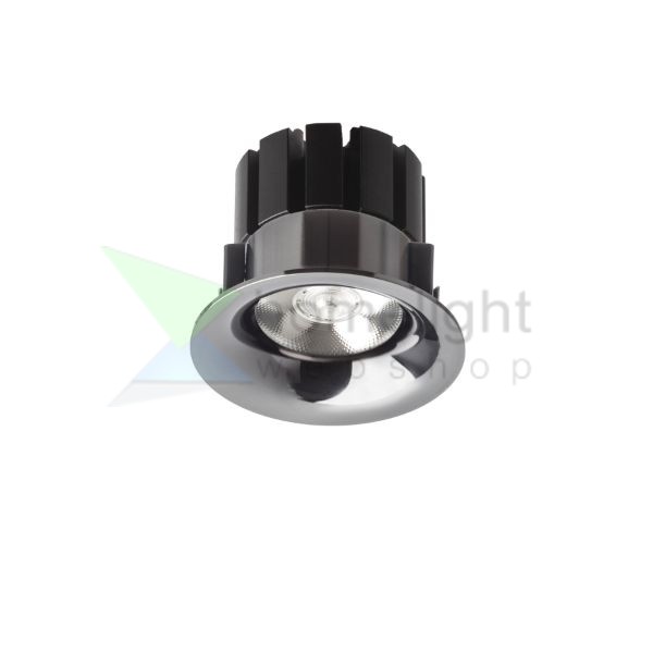 SHARM BASE süllyesztett lámpa  fekete króm 230V LED 10W 24°  3000K