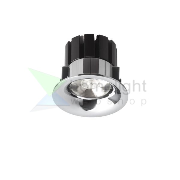 SHARM BASE süllyesztett  lámpa  króm 230V LED 10W 24°  3000K