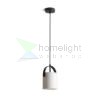 JULIETTA 16 függö lámpa opál üveg/fekete 230V E27 20W