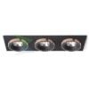 SHARM SQ III süllyesztett lámpa fekete/fekete réz 230V LED 3x10W 24°  3000K