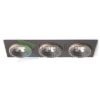 SHARM SQ III süllyesztett lámpa barna/gyöngyházarany  230V LED 3x10W 24°  3000K