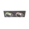 SHARM SQ II süllyesztett lámpa barna/gyöngyházarany  230V LED 2x10W 24°  3000K