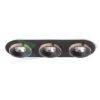 SHARM R III süllyesztett lámpa fekete/fekete réz 230V LED 3x10W 24°  3000K
