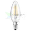 OSRAM Retrofit gyertya alakú  világos 230V E14 LED EQ60  2700K