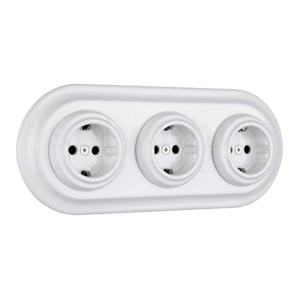Bolono porcelán 3-as konnektorsor