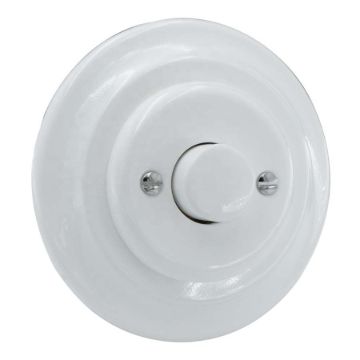 Porcelán dimmer kapcsoló, falba süllyesztett