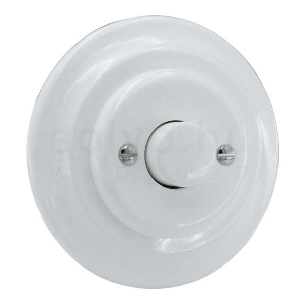 Porcelán dimmer kapcsoló, falba süllyesztett