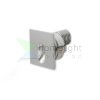 MEMPHIS SQ a falba süllyesztett ezüstszürke  230V LED 3W 60°  3000K