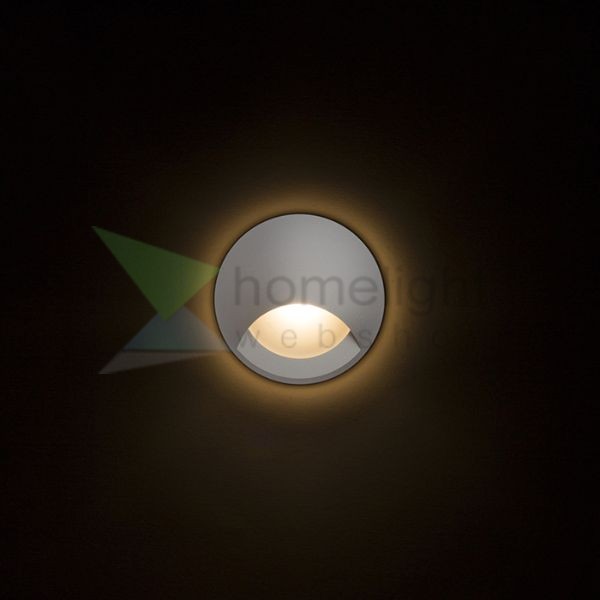 CLUB IND süllyesztett lámpa ezüstszürke  230V LED 3W IP54  3000K