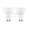 LED Izzó Spot Alu-Plastic 6W GU10 110° 4000K (550 lumen) dimm.