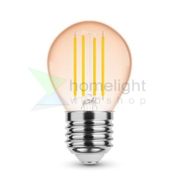 Mini G45 4W E27 320° 1800K (300 lumen) dimm.