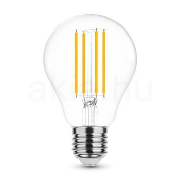 LED Izzó Filament A60 8W E27 360° 4000K (1055 lumen)