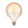 LED Filament Amber Globe G125 4W E14 320° 1800K (300 lumen) dimm.