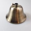 Fém mennyezeti tárcsa harang alakú - antik bronz