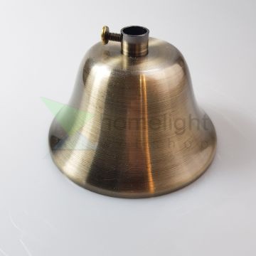 Fém mennyezeti tárcsa harang alakú - antik bronz