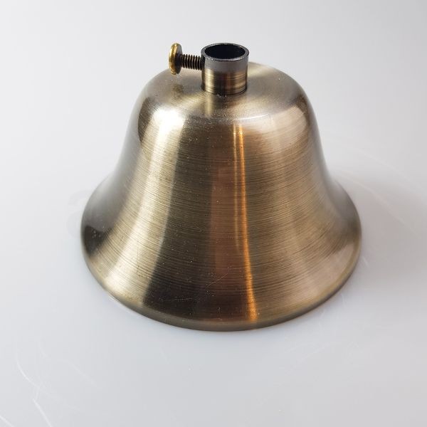 Fém mennyezeti tárcsa harang alakú - antik bronz