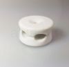 Fehér porcelán kábelvezető 2 vezetékhez