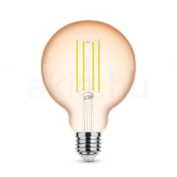 LED Filament Antikolt Gömb G95 4W E27 320° 1800K (300 lumen)