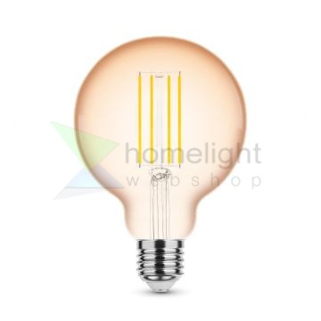 LED Filament Antikolt Gömb G95 4W E27 320° 1800K (300 lumen)