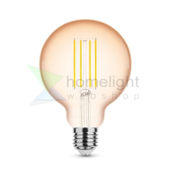 LED Filament Antikolt Gömb G95 4W E27 320° 1800K (300 lumen)