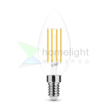 C35 LED filament 5W, 2700K 600 lumen 