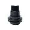 Bakelit Foglalat csavaros E14 fekete szín 2 db búratartó gyűrűvel