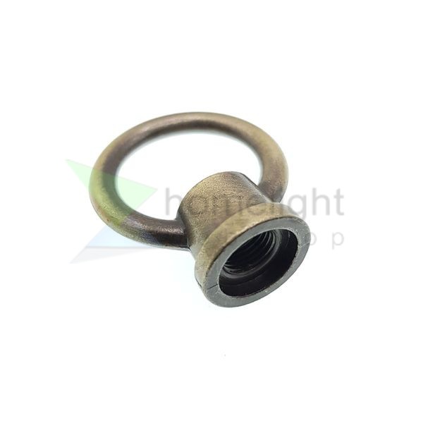 Lámpa tartógyűrű antik bronz - belső menetes 25mm