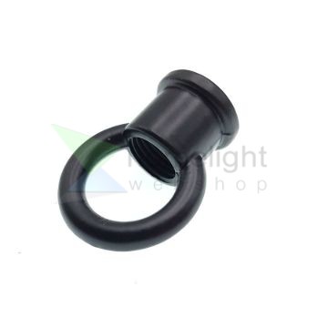 Lámpa tartógyűrű matt fekete - belső menetes 13mm