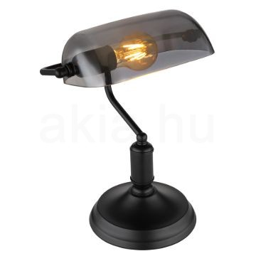 Asztali lámpa fém fekete matt ANTIQUE