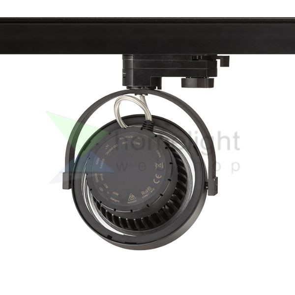 KELLY LED három áramkörös sínre fekete  230V LED 12W 24°  3000K