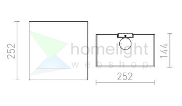 LOPE W 25/14 fali lámpa  Polycotton fekete/fehér PVC 230V LED E27 15W