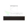 LOPE 120/22 lámpabúra Polycotton fekete/fehér PVC max. 23W