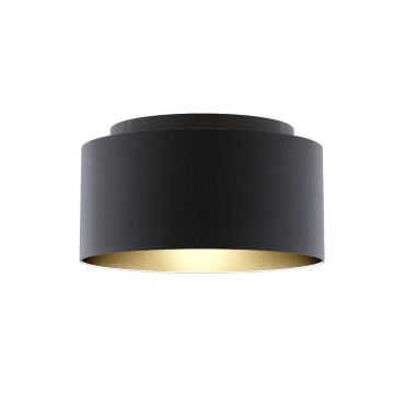 DOUBLE 55/30 lámpabúra Polycotton fekete/fehér PVC max. 23W