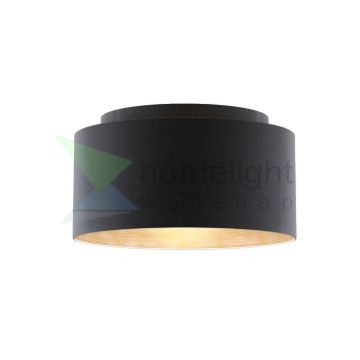 DOUBLE 55/30 lámpabúra Polycotton fekete/fehér PVC max. 23W