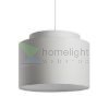 DOUBLE 40/30 lámpabúra Polycotton fekete/fehér PVC max. 23W