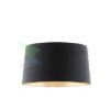 ASPRO 55/30 lámpabúra Polycotton fekete/fehér PVC max. 23W