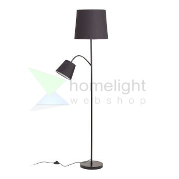 PAMPA állólámpa talapzat fekete 230V LED E27 11+7W