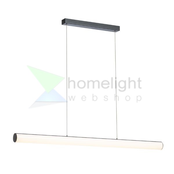 RIVIER LED I függő lámpa  fekete/tej akril 230V LED 24W  3000K